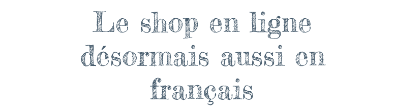Onlineshop neu auch auf Französisch