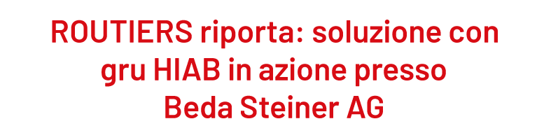 ROUTIERS berichtet über HIAB-Kran für PAMO