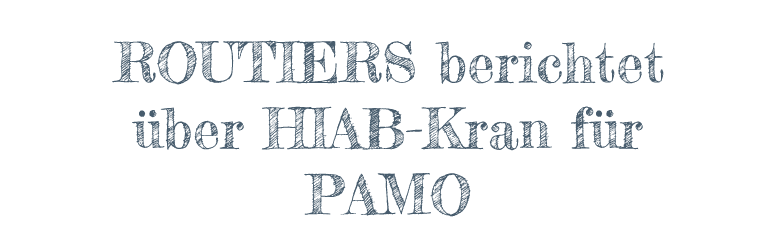 ROUTIERS berichtet über HIAB-Kran für PAMO