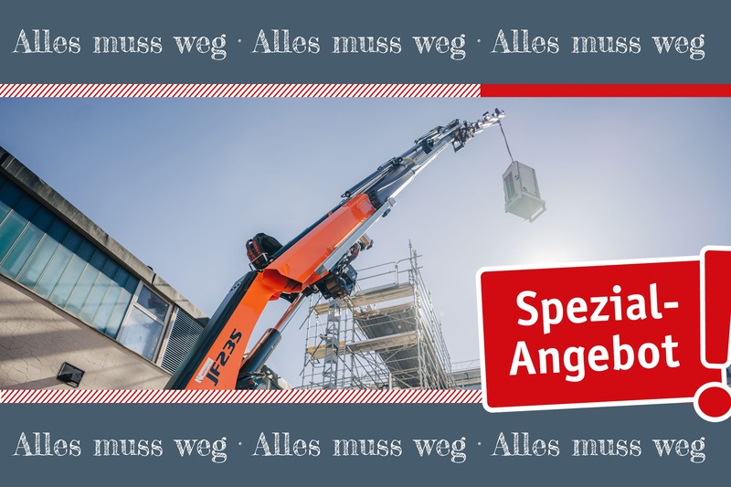 Attraktives Kombipaket: Baustoffkran + Baustoffbrücke