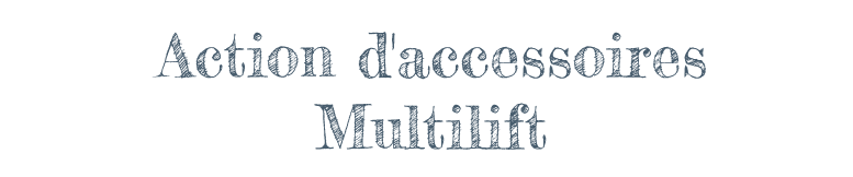 Action d'accessoires Multilift