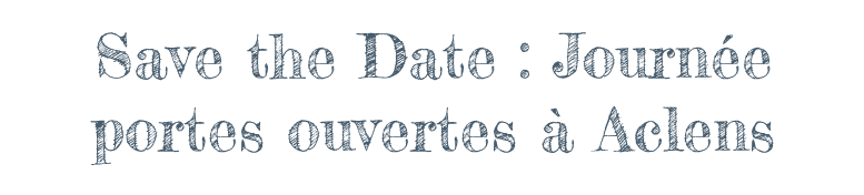 Save the Date : Journée portes ouvertes à Aclens
